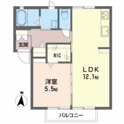 フレグランスはやしの間取り画像