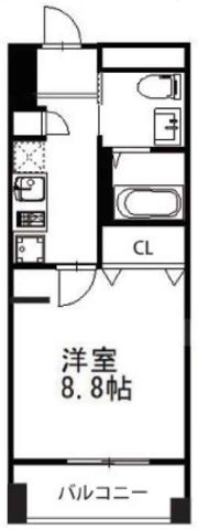 グラージェ三宮の間取り画像