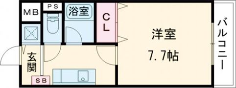 ラフィネシャンブルの間取り画像