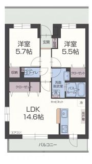 ブルー エトワールの間取り画像