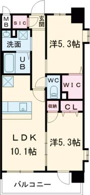 スプランティッド中百舌鳥の間取り画像