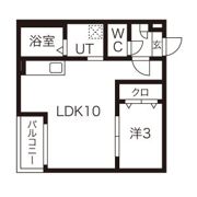 Jack yamanoteⅠの間取り画像