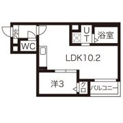 Jack yamanoteⅠの間取り画像