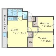 マンションシャトーの間取り画像
