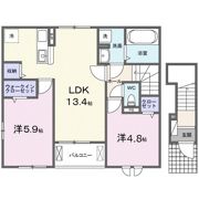 ニューライズ 宮島口の間取り画像