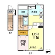 DーROOM篠田の間取り画像