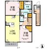 コートヤードFの間取り画像
