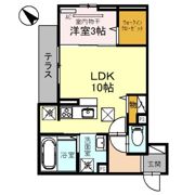 レジデンスマルニの間取り画像