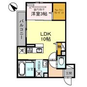 レジデンスマルニの間取り画像