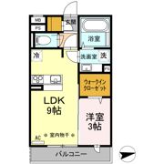コゥジーコートの間取り画像