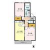 クレスト ⅠⅡの間取り画像