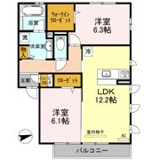 ソレイユの間取り画像