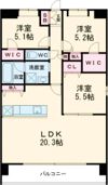 LIBTH原水の間取り画像