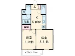 サンステージの間取り画像