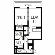 クレリアAの間取り画像
