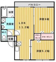 エクリュー Aの間取り画像