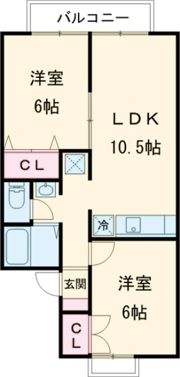セジュマリール桂の間取り画像