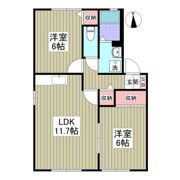ロイヤルガーデン茂原Dの間取り画像