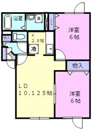 ビューフォート 壱番館の間取り画像
