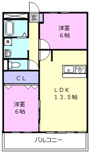 グリーンハイツ2の間取り画像
