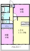 グリーンハイツ2の間取り画像