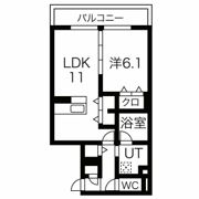 クレリアBの間取り画像