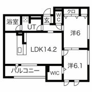 クレリアBの間取り画像