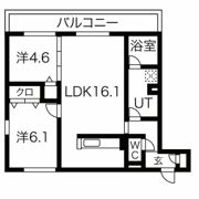 クレリアBの間取り画像