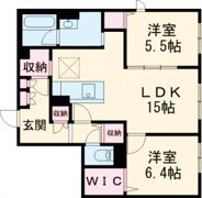シャーメゾンステージ時津町の間取り画像
