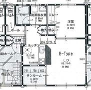 ベルポストMの間取り画像