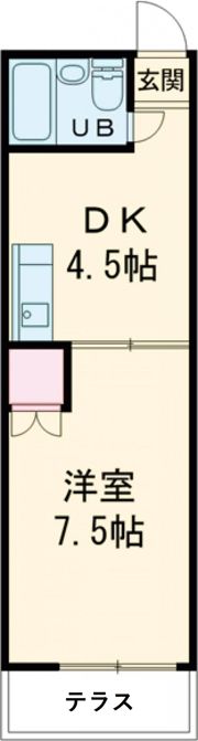 ハイツ爽の間取り画像