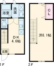 フォーブルハウス中園 B棟の間取り画像