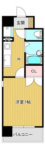 Studio Aの間取り画像