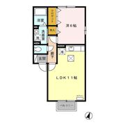 レコルト Ⅱ Bの間取り画像