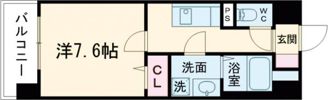 S－RESIDENCE熊本駅前の間取り画像