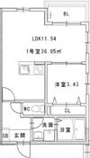 メゾンクレール南福岡駅前の間取り画像