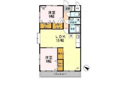アイリス八橋の間取り画像