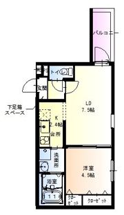 フジパレス和歌山駅南Ⅲ番館の間取り画像