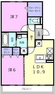 セレンディピティ矢倉の間取り画像