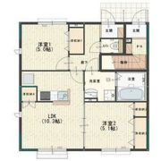 カーサ・デルソーレKHK A棟の間取り画像