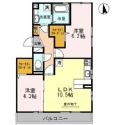 フローレンA･B棟 B棟の間取り画像