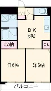 天神アコールマンションの間取り画像