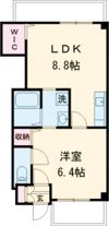 modern palazzo文教通りの間取り画像