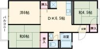 プレジール三木Aの間取り画像