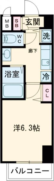 グランカリテ神戸WESTの間取り画像