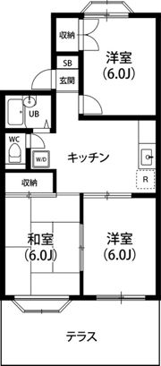 アネックス大川の間取り画像