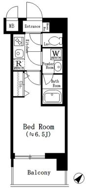 Urban Link神奈川新町の間取り画像