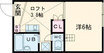 フレーズ弐番館の間取り画像