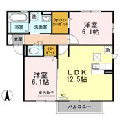 D-roomリベルテの間取り画像