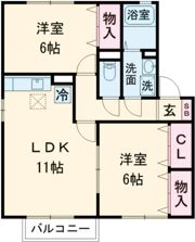 シェルクレール 四番館の間取り画像